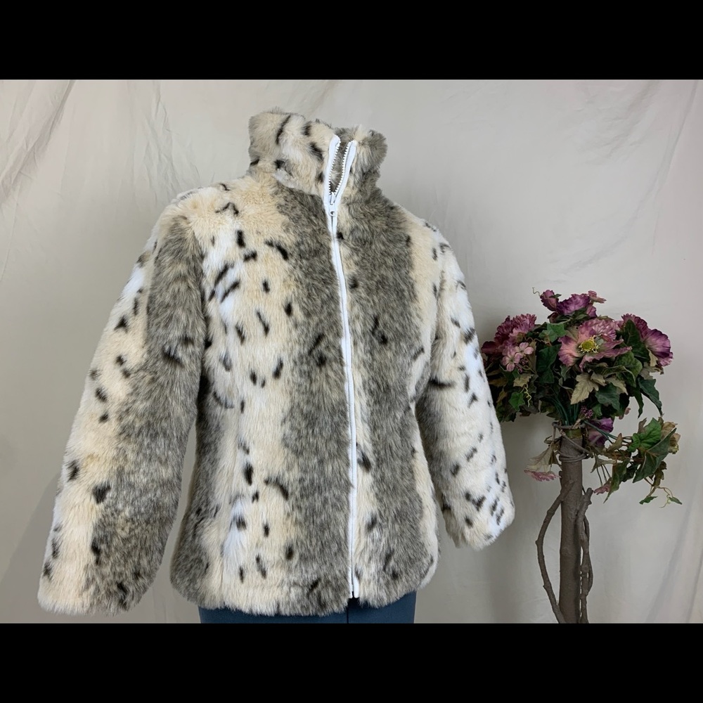 Faux fur coat